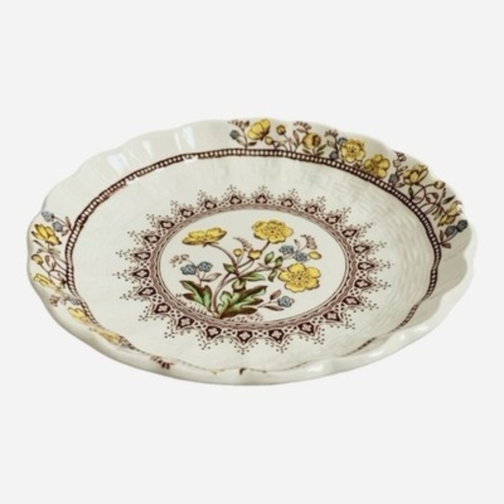 Copeland Spode Buttercup Saucer England Vintage Bone China EXC - Picture 3 of 5
